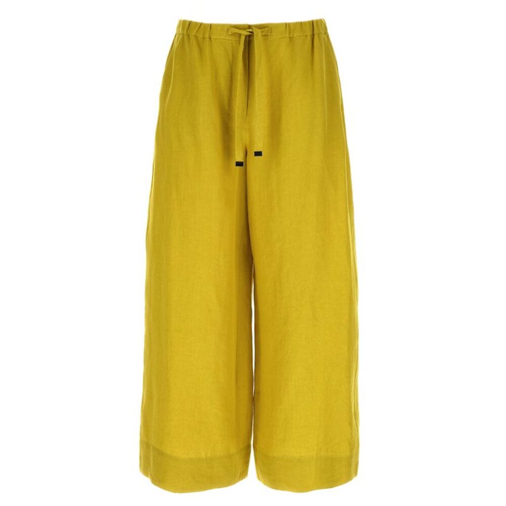 'S Max Mara Bicolor Linen Casual Women's Pants